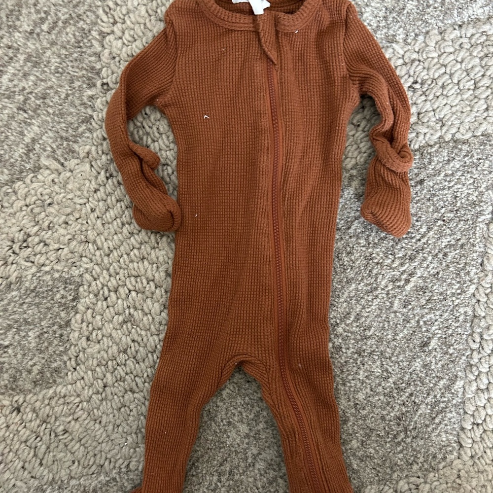 Warm Tan Kids Footie by [Brand]